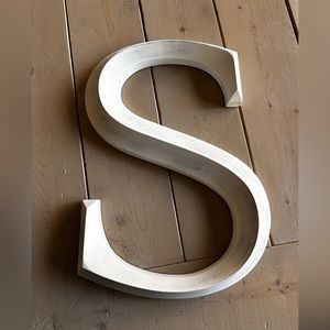 Ballard Designs “S” Large Wall Decor